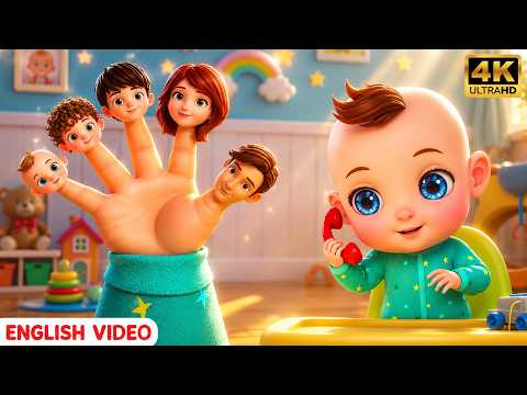 Finger Family Song | Baby Finger Where Are You? 👶🤚 Fun Nursery Rhymes & Kids Songs for Babies