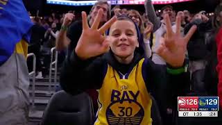 Jordan Poole hits a three in OT & lead the game crowd gets hype😱😱😱 GSW Vs Hawks Jan.2 2022 - 2023