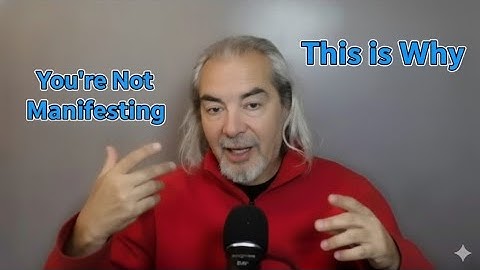 DIT IS DE REDEN WAAROM JE NIET MANIFESTEERT...