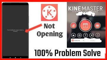 the kinemaster engine failed to initialize | kinemaster not opening fix problem keep stopping