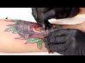 Gas Lamp Traditional Tattoo Time Lapse