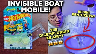 MAINAN INVISIBLE BOAT MOBILE INI ADA ISINYA? (UNBOXING HOTWHEELS INVISIBLE BOAT MOBILE)