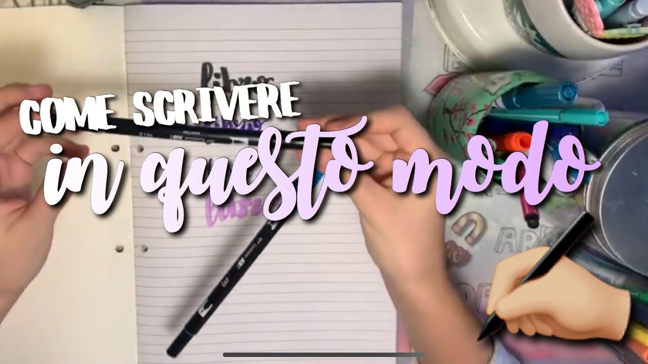 IMPARIAMO A SCRIVERE COSì !✍️// lettering