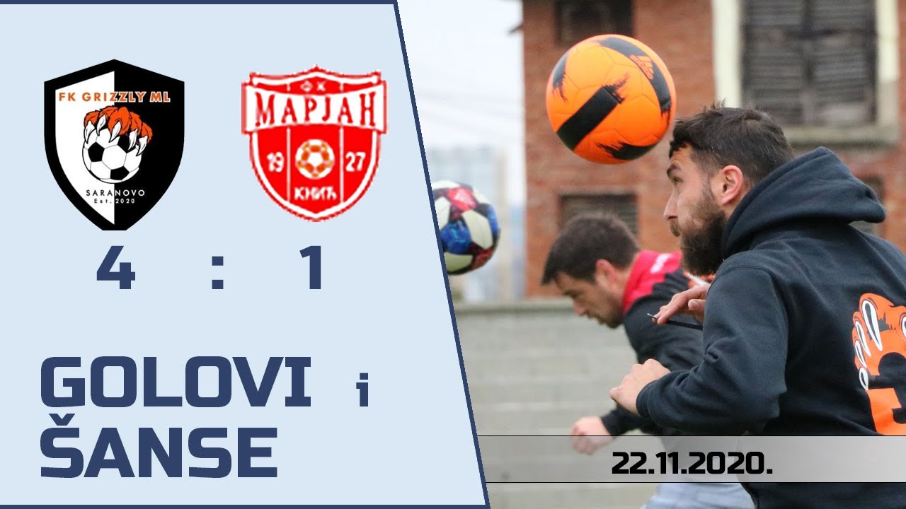 Golovi / FK Grizzly ML -4:1- FK Marjan Knić