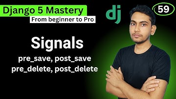 Signals pre_save post_save pre_delete post_delete in Django 5