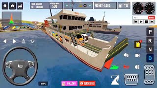 IDBS Indonesia Truck Simulator - Truck Transport In Ship - Android Gameplay HD screenshot 5