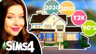 Renovating a House Through Each Decade in The Sims 4 // 90s, 2000s, 2010s and 2020s