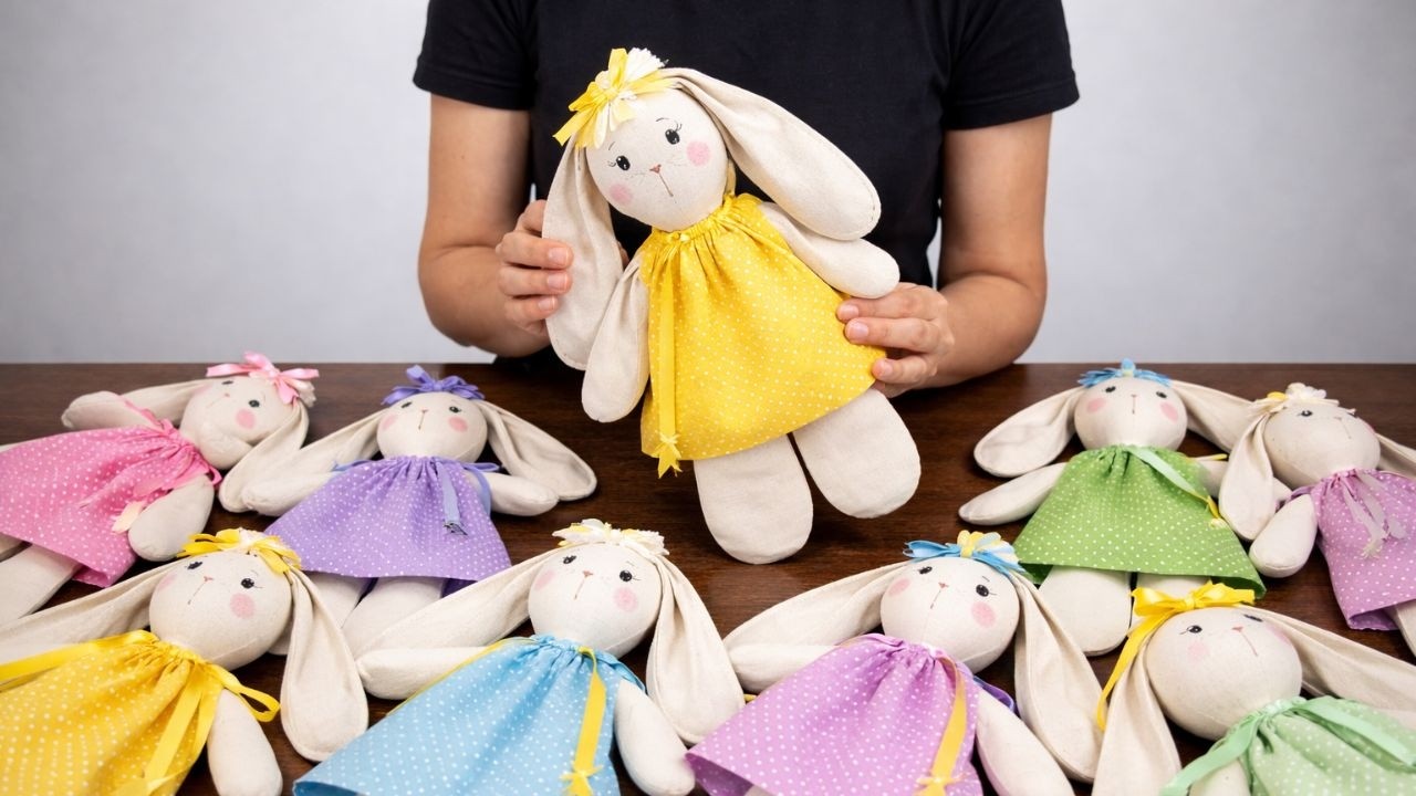 Я шила по 20 штук в день и продала ВСЕ! Сумочка-зайчик, приносящая прибыль!