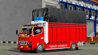 MOD BUSSID TERBARU TRUCK CANTER | SHARE LIVERY MOD TRUCK CANTER CUSTOM16 FATIH CONCEPT STYLE SUMATRA