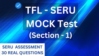 SERU Mock Test Practise Questions - TFL PHV Driver Handbook Section 1, TfL SERU Assessment Questions