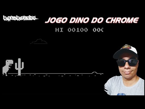 JOGUE COMIGO, NO MEU PRIMEIRO VIDEO NO CANAL! Dino Chrome no Jogos