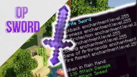How to get an Op Sword in Vanilla Minecraft (Commands 1.19, all best sword enchantments maxed out)