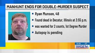 Double homicide suspect found dead police say