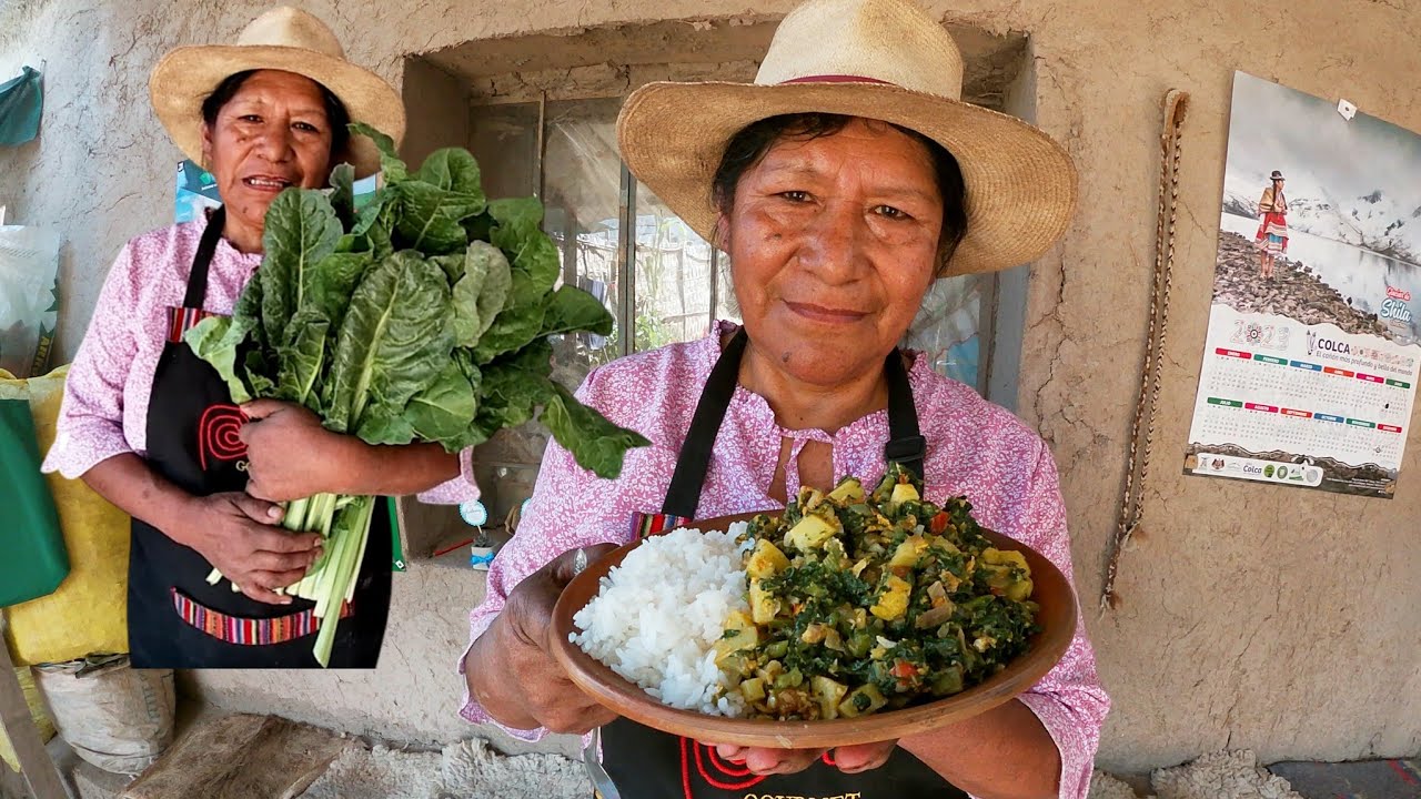 REVUELTO DE ACELGAS, una verdura humilde con alto contenido de hierro/Recetas de Mamá Ester👩🏽‍🌾👩🏽‍🌾
