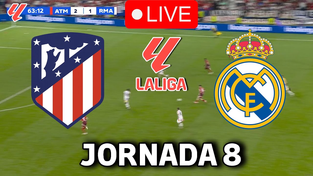 🔴EN VIVO || 🔥ATLETICO MADRID REAL MADRID EN VIVO 🏆 LA LIGA EA SPORTS 24 ...