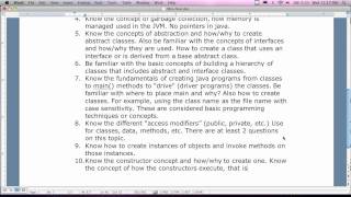 Fall 2011 Object-Oriented Programming in Java Final Exam Review