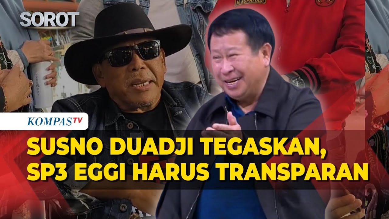 Eks Kabareskrim Susno Duadji Tegaskan, SP3 Eggi Sudjana Harus Transparan