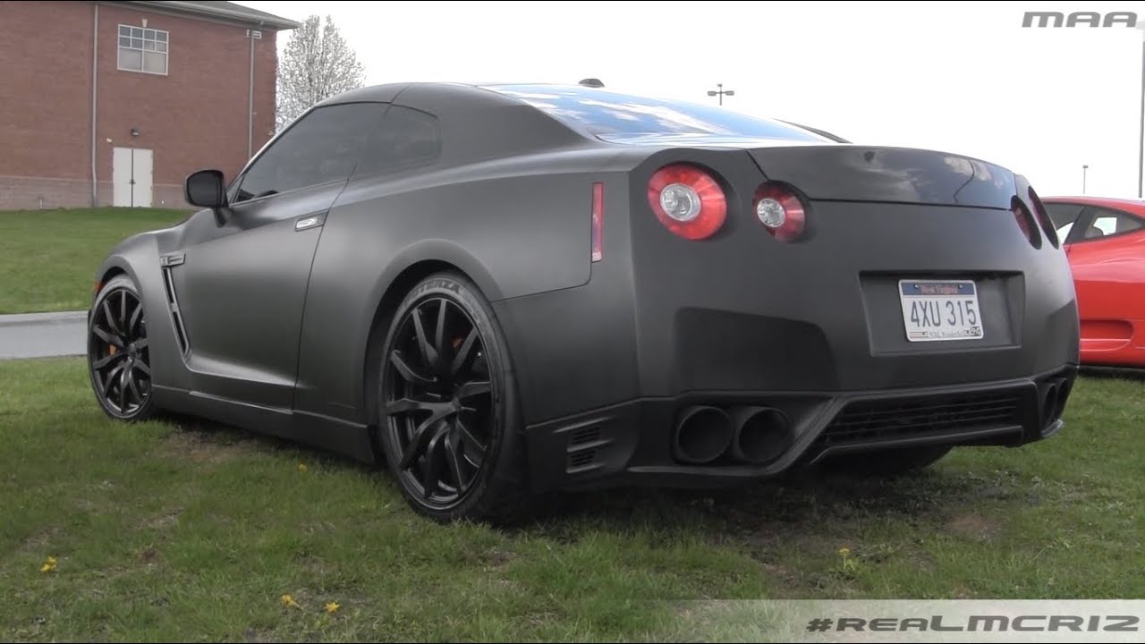 Hershey Car Show >> Murdered Out Nissan GTR R35 - Walkaround - YouTube Hershey Car Show >> Murdered Out Nissan GTR R35 - Walkaround - YouTube