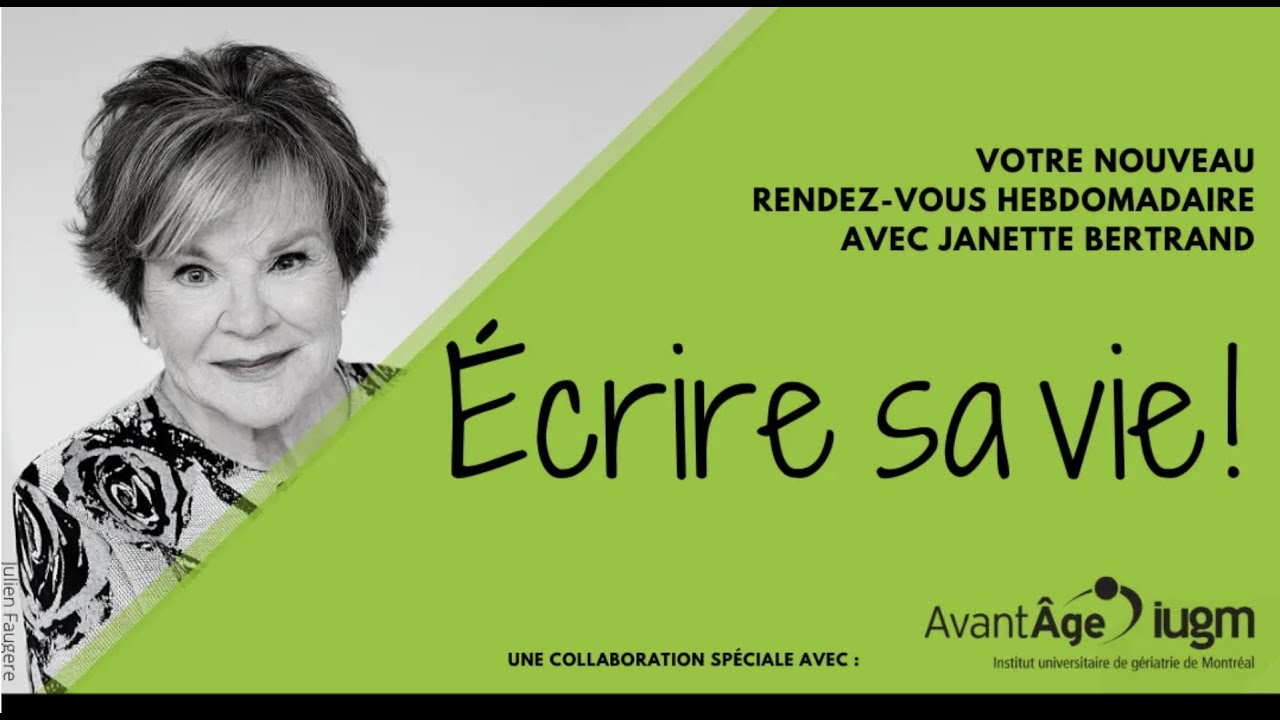 Écrire sa vie - Capsule 6 - (Appel à autobiographies et extraits terminé depuis le 16 août 2020)
