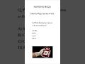 Nursing mcqs | series 531 | blood group | donar | O- | #Shorts #viral #aiims