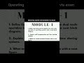 operating system 3rd semester vtu exam important questions #vtu