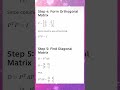 MA25C02 UNIT 4 Orthogonal Transformation of a Symmetric Matrix to Diagonal Form#live #instagramreels
