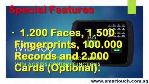 Biometric Face Recognition Machine MB460 Special Features integrated with BCA EPSS BAS System