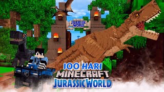 100 Hari Minecraft Jurassic World