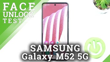 SAMSUNG Galaxy M52 5G Face Unlock Test - Test Face Recognition