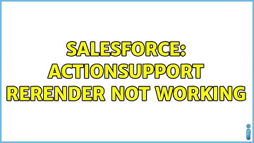 Salesforce: ActionSupport rerender not working