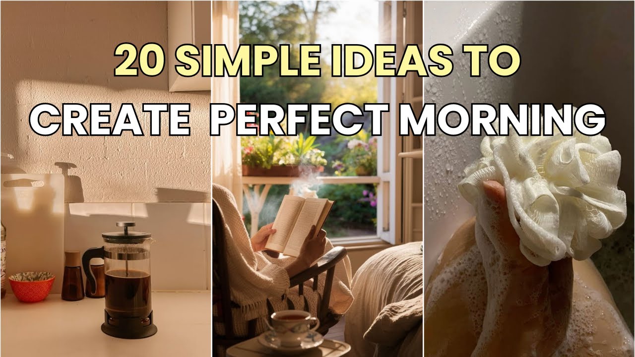 20 Simple Ideas to Create a PERFECT MORNING ROUTINE That Works for You! ☀️| Minimalism