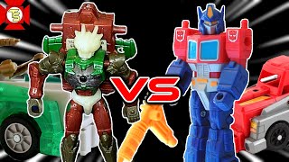 Action Master Optimus Vs Microman Edison Versus Review