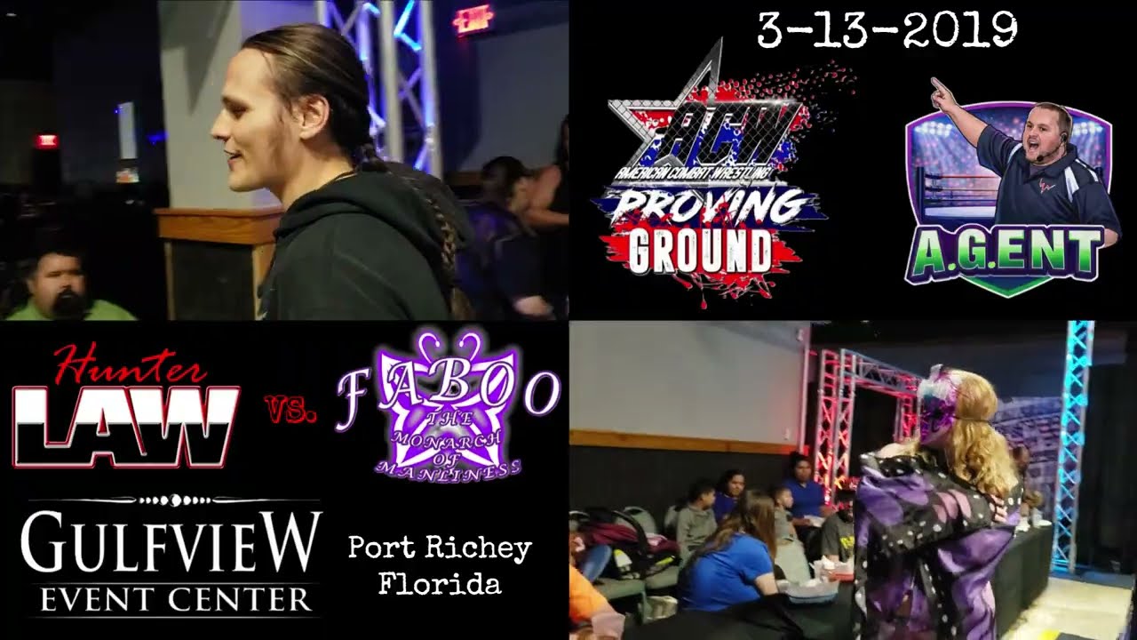 [Full Match] Faboo Andre vs. Hunter Law ACW Proving Ground 3-13-2019