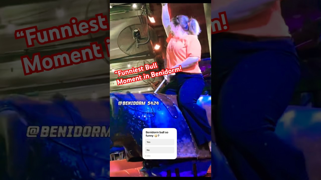 “This Bull Went CRAZY in Benidorm — Funniest Thing You’ll See Today!”