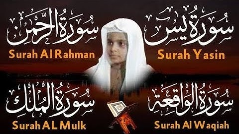 محمد البراك تلاوة تهز القلوب سورة يس © الواقعة © الرحمن © الملك ©