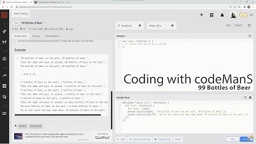 (Archived) Codewars 7 kyu 99 Bottles of Beer JavaScript