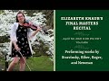 Elizabeth knaubs final masters viola recital