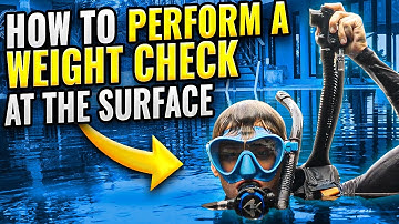 Scuba Diving: How to Perform a Weight Check at the Surface | Black Turtle Dive