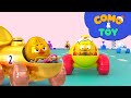 Como | Balloon Car Race 3 + More Episodes 14min | Learn colors and words | Como Kids TV