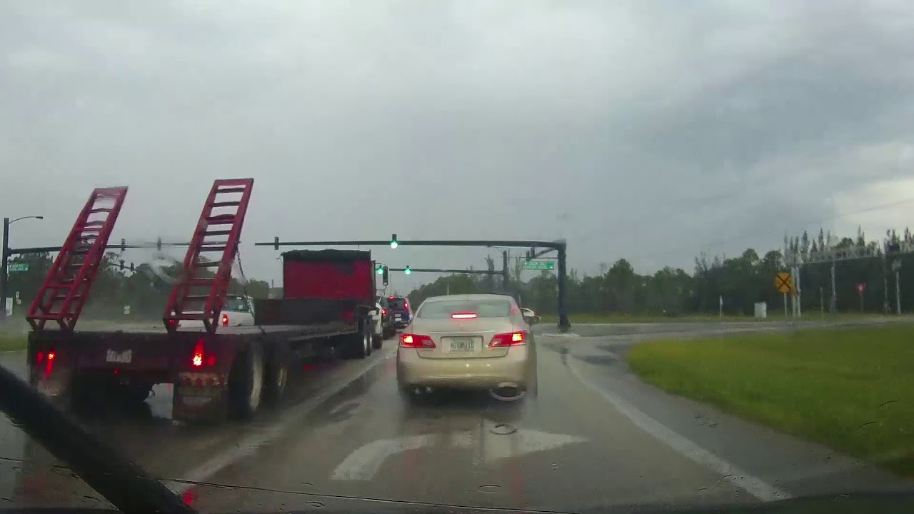 Driving from North Fort Myers to Port Charlotte, Florida