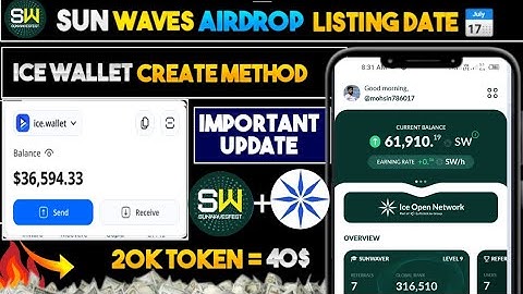 Sunwaves listing date | Sunwaves kyc verification | Sunwaves withdrawal | Sunwaves new update