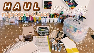 HAUL REGRESO A CLASES  papelería/stationery pal