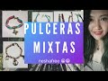 DYI /  Pulceras mixtas de hilo y cadena / neshafree 😘