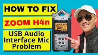 How to Fix Zoom H4n Audio Interface USB to Computer Problem