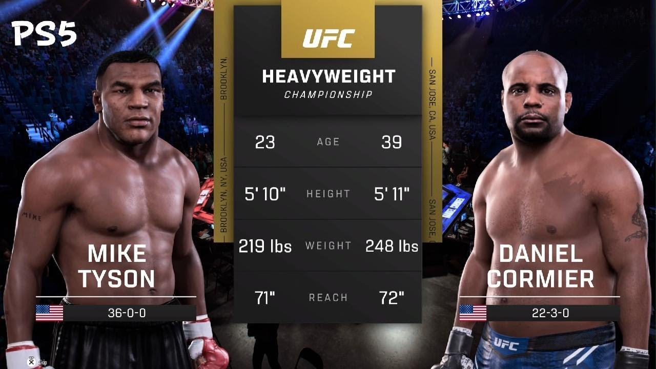 UFC 5 Mike Tyson vs Daniel Cormier Full Fight 💪🏽