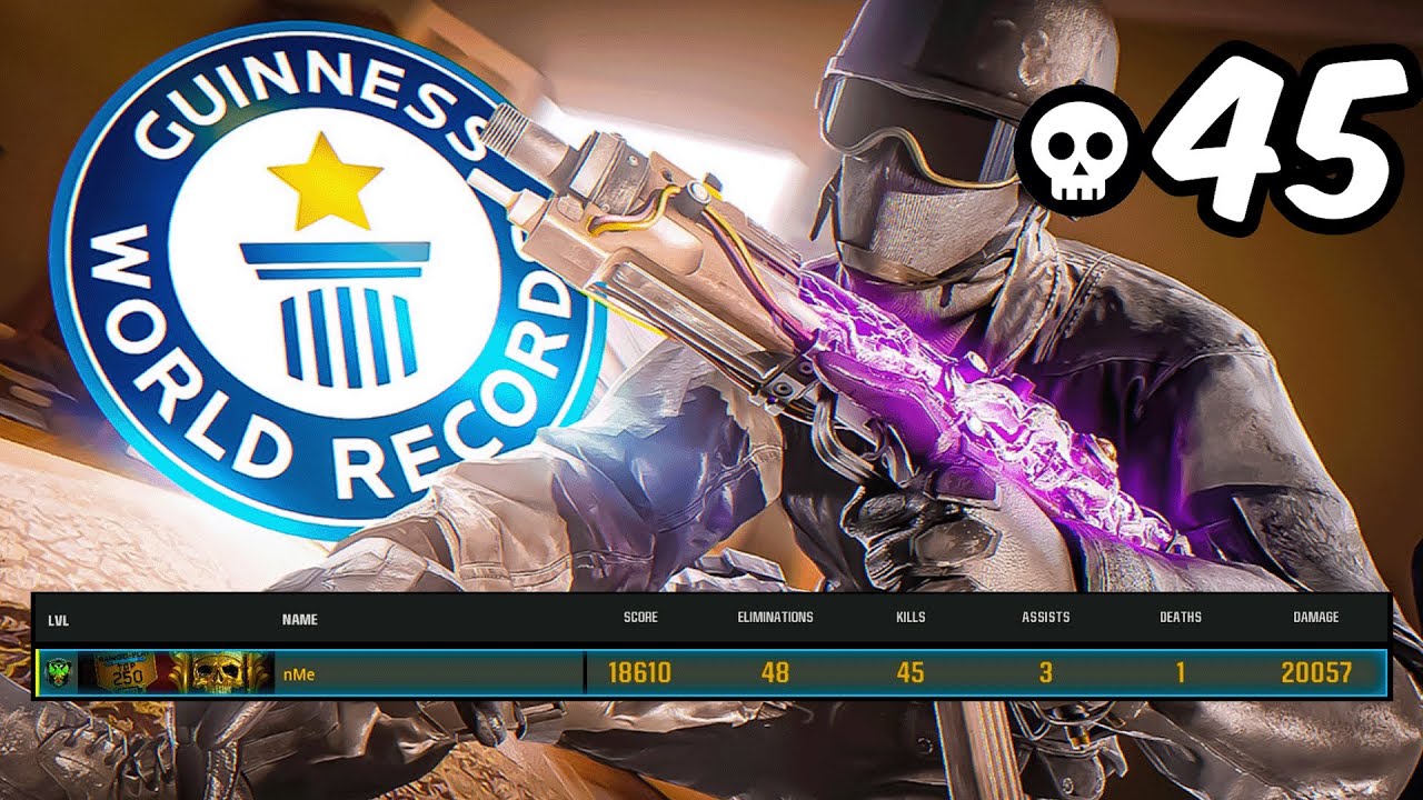 I BROKE the Solo vs Quad WORLD RECORD on Verdansk with 45 KILLS!! - YouTube