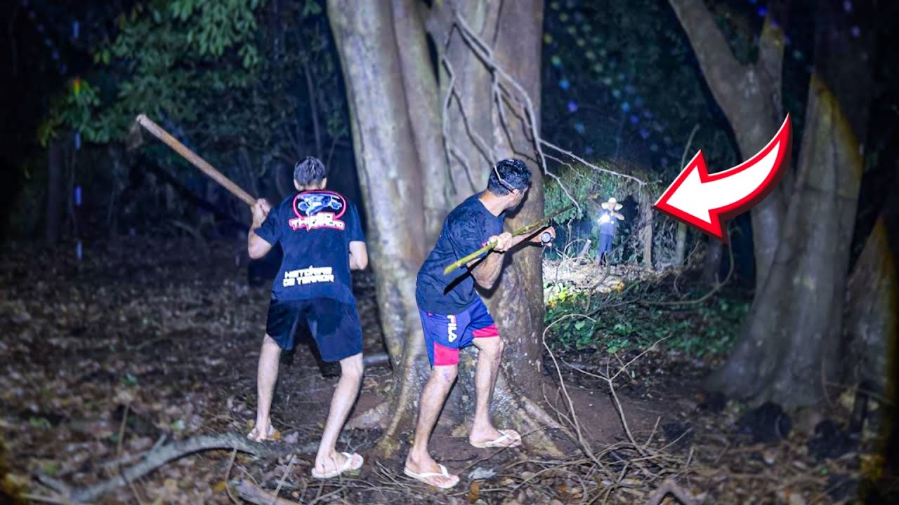 CAÇADOR APARECEU ATIRANDO NO ACAMPAMENTO