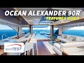 Ocean Alexander 90R Motoryacht (2020-) Features Video - By BoatTEST.com