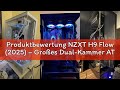 Produktbewertung NZXT H9 Flow (2025) – Großes Dual-Kammer ATX Mid-Tower Airflow PC-Gehäuse – Enthält