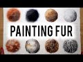 Animal Fur Painting Techniques to Try Using Watercolor